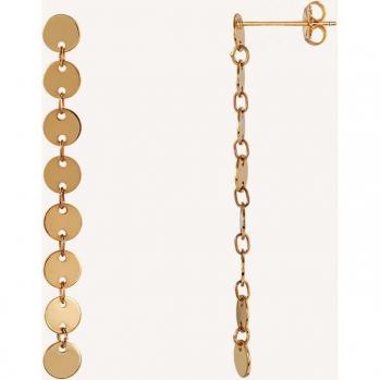 Pendientes largos de oro 18 Kt. Vidal & Vidal