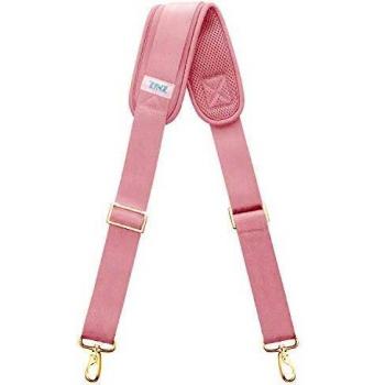 Sac à Main en Cuir Végétalien Réglable, Sac à Bandoulière Ajustable et Rembourré ZINZ 57 Pouce pour Sac avec Anneau en D