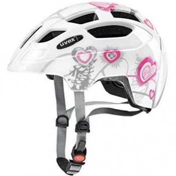 Uvex Jugend Fahrradhelm Finale Junior 51-55 cm Heart/White/Pink