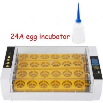 HHD 24S LED Inku-Broiler – Transparenter Vollautomatischer Ei-Inkubator für Grubers