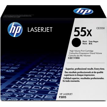 HP 55X Schwarzer Originallaserjet-Toner mit CE255X-Qualität