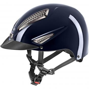 UVEX Perfexxion III Reithelm Hochglanz Navy