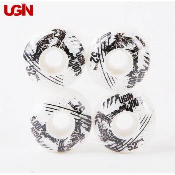 4pcs 52x30mm PU Skateboard Wheels 100A Hardness for Kickflip Ollie