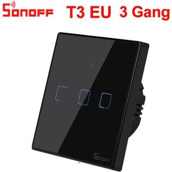 Sonoff Interruptor Inteligente Táctil TX T0 T2 T3 con Control Remoto y Temporizador
