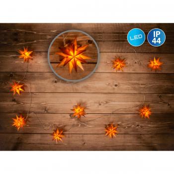 Goldene LED-Weihnachtslichterkette