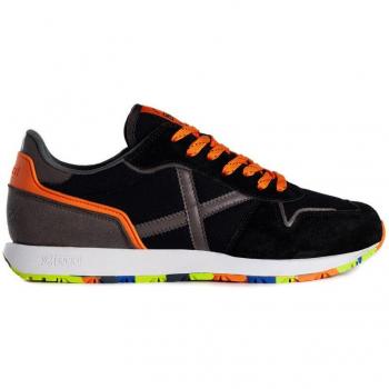 Tênis Masculino MUNICH MASSANA 495 Preto e Laranja