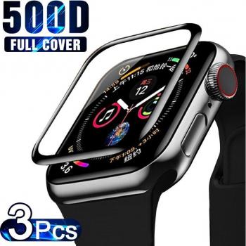 3PCS Tempered Glass Screen Protector for iWatch 38MM 40MM 42MM 44MM