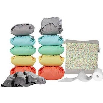 Pastel Mid‑Layer Nappies for Babies