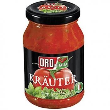 Oro di Italia Italienische Tomatensoße mit Kräutern, 400 g