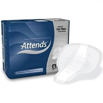 Attends 205952 pad d'incontinence pour homme, niveau 3 (lot de 14), blanc
