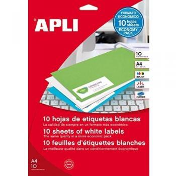 Classic 10.5x14.8 cm White Stickers – 40 Pack