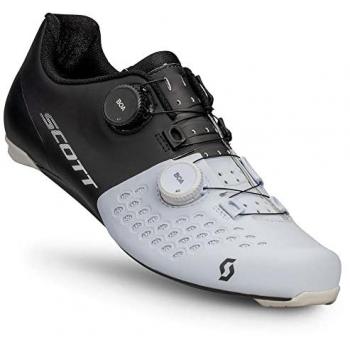 Zapatillas de Ciclismo de Carretera Scott Road RC BOA Negro/Blanco 42