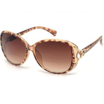 JM 2022 Large Round Bifocal Reading Glasses for Women UV400