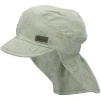 Sombrero Verde con Protección de Cuello Medio