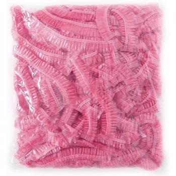 Bonnet de Douche pour Femmes, 100 Pièces (Plissé et Élastique)