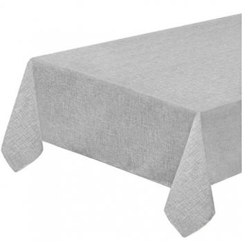 Nappe Grise en Coton 135x230 cm
