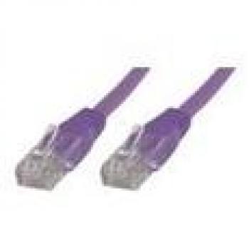 Cable de Red Microconnect U/UTP CAT6 1.5m Morado LSZH Sin Halógenos