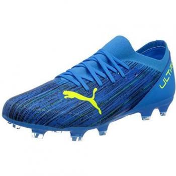 PUMA Tactical 3.2 FG AG Goalkeeper Shoes – Blue‑Yellow Alert (UK 6.5)