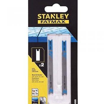 Stanley Straight Cut Metal Jigsaw Blades – 2‑Piece Pack