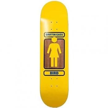 Girl 93 Tilt Logo Board – 8 – Griffin Gass – Yellow/Black/Brown