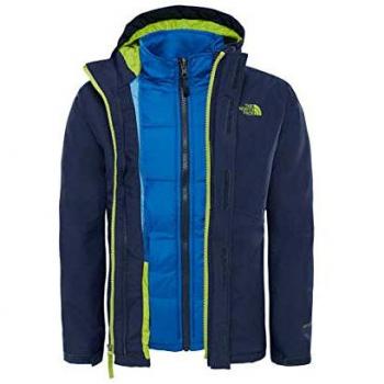 The North Face B Boundary Triclimat Bleu Cosmique/Vert Lime L (Enfants)