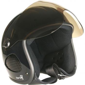 Bores Gensler SRM Slight 1 Finale Glossy Casco Jet Nero Lungo