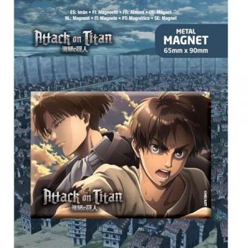 Imán de Ataque a los Titanes: Eren y Levi