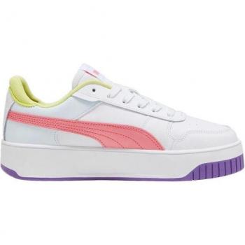 Puma Carina Street Shoes White/Passionfruit/Silver Women's UK 6