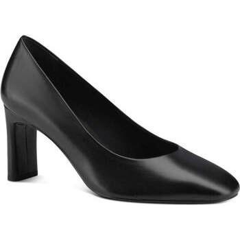 Tamaris Black Leather Pumps – Female, UK 4