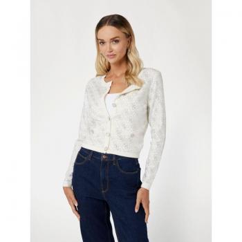 Guess Classic White Sweatshirt (S)