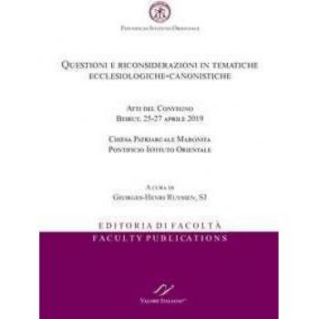 Questioni e riconsiderazioni in tematiche ecclesiologiche-canonis...