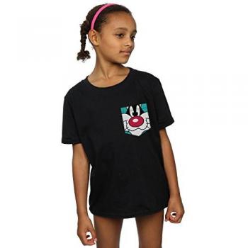 T-shirt con tasche finte Sylvester Looney Tunes