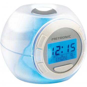 Réveil Metronic Transparent 6 mélodies