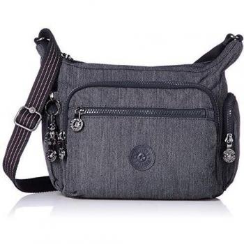 Kipling Gabbie S, Sac bandoulière femme, Bleu