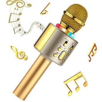 Wireless Karaoke Machine for Party Singing，Karaoke Microphones for Kids Compatible with Android and iOS Device for Home KTV Outdoor，18th Birthday Gifts For Girls