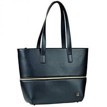 Eva 13” Tote WENGER sac à épaule noir rose étirable 68692