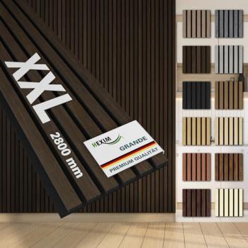 Hexim Akustiklamellen 280x30,5 cm Wandverkleidung