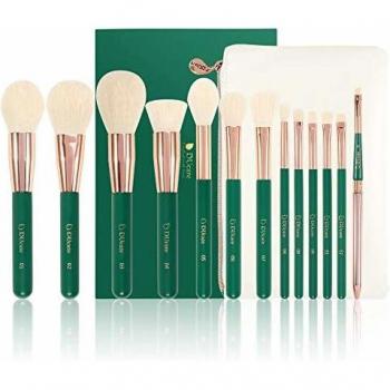 DUcare Green Professional Makeup Brush Set, 13 Pcs