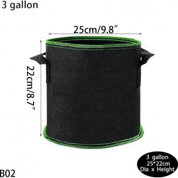 Milieuvriendelijke Groeitassen 2-10 Gallon
