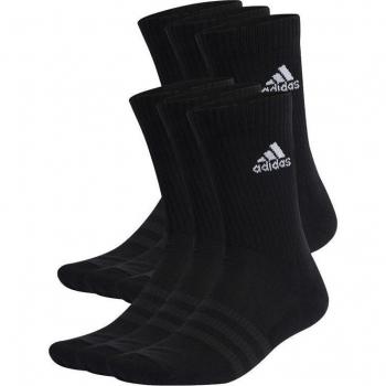 Calcetines Adidas Cushioned Clásico Negro 6 Pares