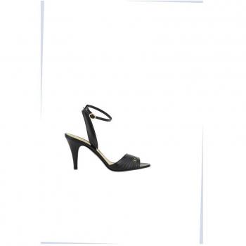 Valentino Garavani VLogo Signature Black Sandals