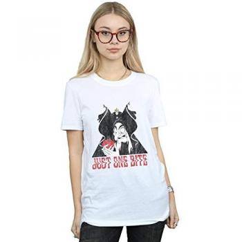 T-shirt Donna Disney Bianco Neve Just One Bite