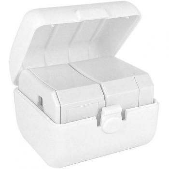 Kanex Travel Bud 3‑in‑1 Adapter – Weiß, inklusive US, UK, EU & AU Stecker | Für 180 Länder