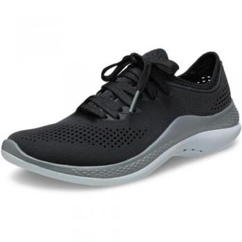Crocs Zapatillas Lite Ride 360 Pacer Negro, características: zapatillas de moda para hombre, color negro/gris, talla 39-40 EU