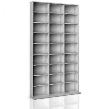 Vicco CD DVD Blu-ray Regal in Betonoptik