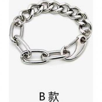 Hip Hop Style Silver Bangle Bracelet for Men