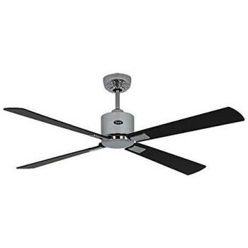 CasaFan Pales de Ventilateur Motif Teck Noir