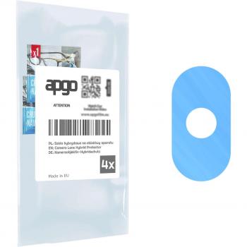 Protector de cámara híbrido 4x Apgo para Huawei Enjoy 50, vidrio 9H