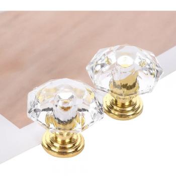 Acrylic Crystal Knob Set for Cabinets