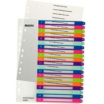 Leitz A4 Print Index 1-20